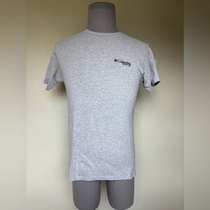 Columbia Light Gray Short Sleeve Logo Crew T-Shirt